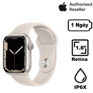 Apple Watch Series 7 41mm (GPS) Viền nhôm dây cao su | Chính hãng VN/A