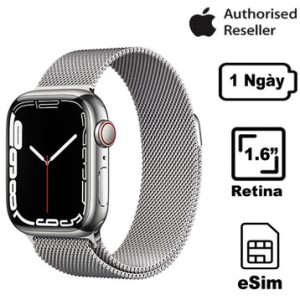 Apple Watch Series 7 45mm (4G) Viền thép dây thép | Chính hãng VN/A
