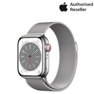 Apple Watch Series 8 45mm 4G viền thép dây thép | Chính hãng VN/A
