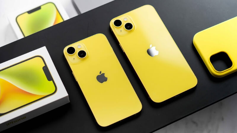 iphone 14 màu vàng cá tính