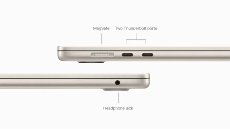So sánh MacBook Air 15 inch và MacBook Air 13 inch M2