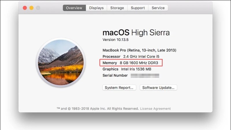 Cách nâng cấp ram Macbook đơn giản