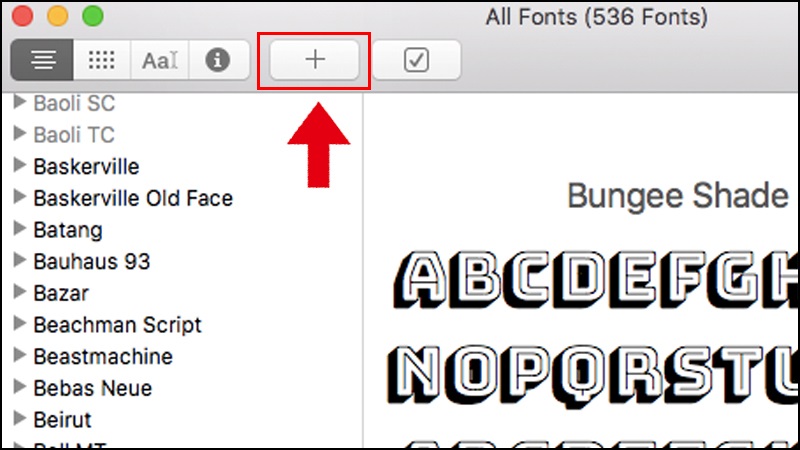 Cách thêm nhiều font chữ vào Photoshop cho MacBook