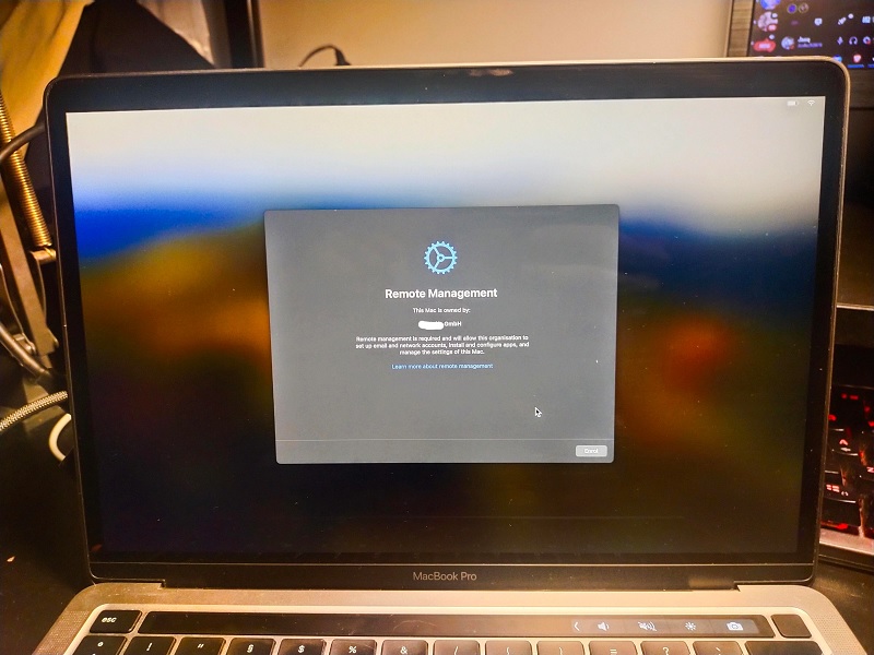 Cần làm gì khi mua phải Macbook mdm?