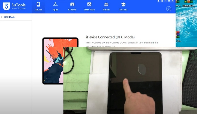 Cách sửa lỗi iPad bị đơ không tắt được nguồn bằng cách chuyển iPad về chế độ DFU