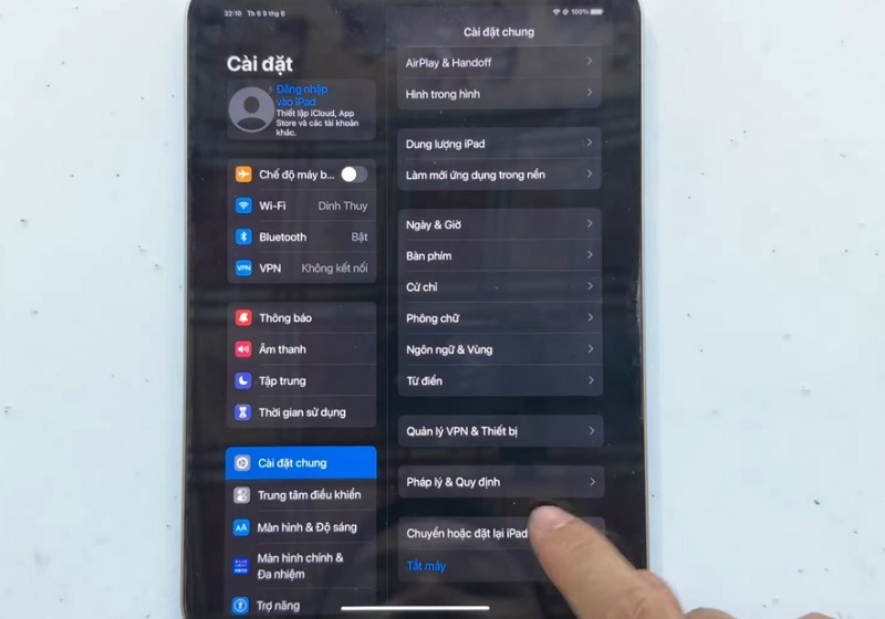 Cách khắc phục màn hình iPad bị nhấp nháy bằng khôi phục cài đặt gốc