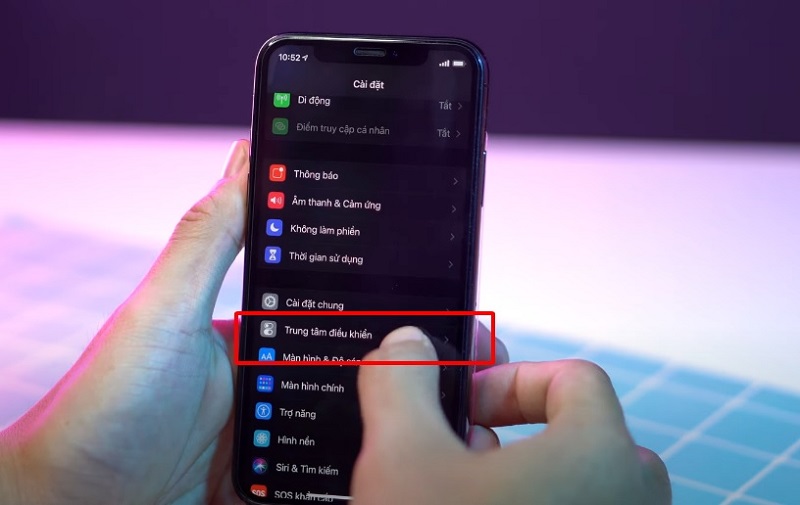 Khắc phục iPhone không vuốt được từ dưới lên truy cập bằng cách truy cập trung tâm điều khiển 