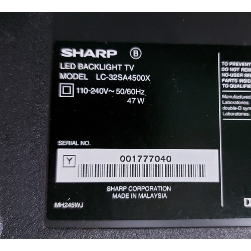 Hướng dẫn xem tên tivi Sharp của bạn