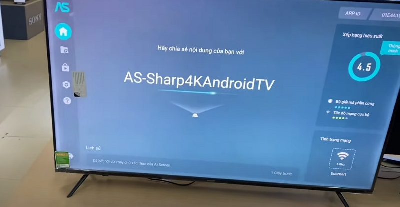 Hướng dẫn kết nối điện thoại iPhone với Tivi Sharp bằng ứng dụng AirScreen