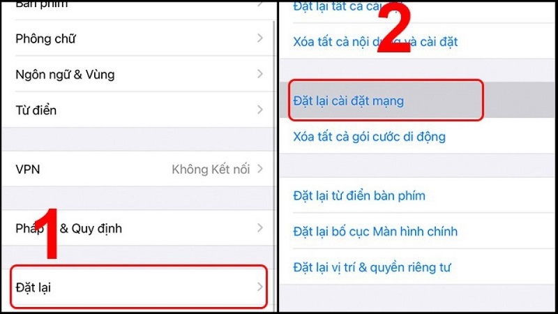 Khắc phục điện thoại không kết nối được Wifi bằng cách thiết lập lại wifi
