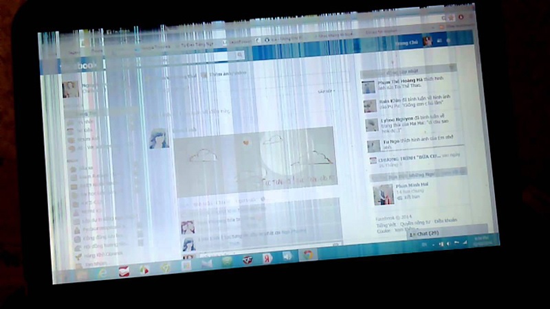 Lỗi màn hình Macbook bị nhiễu