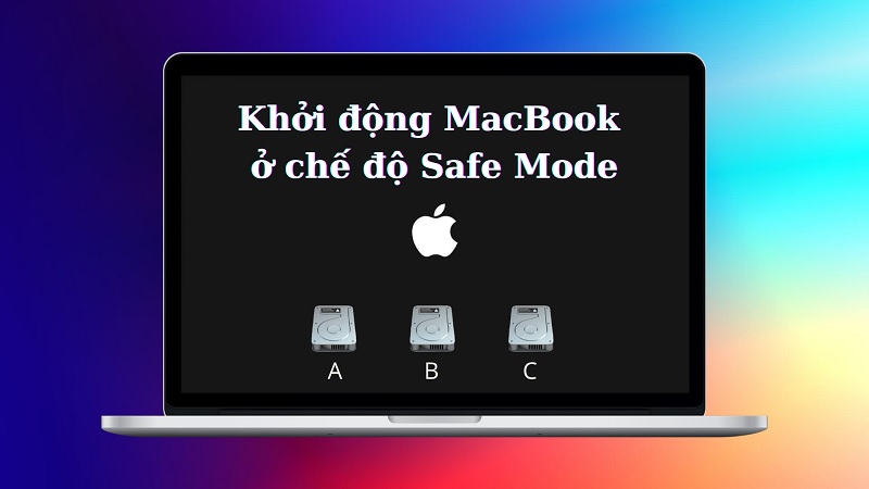 Khắc phục màn hình Macbook bị ám xanh bằng cách bằng Safe mode