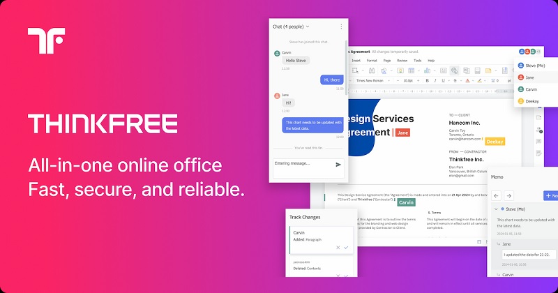 Phần mềm thay thế Office cho Macbook​ - ThinkFree Office