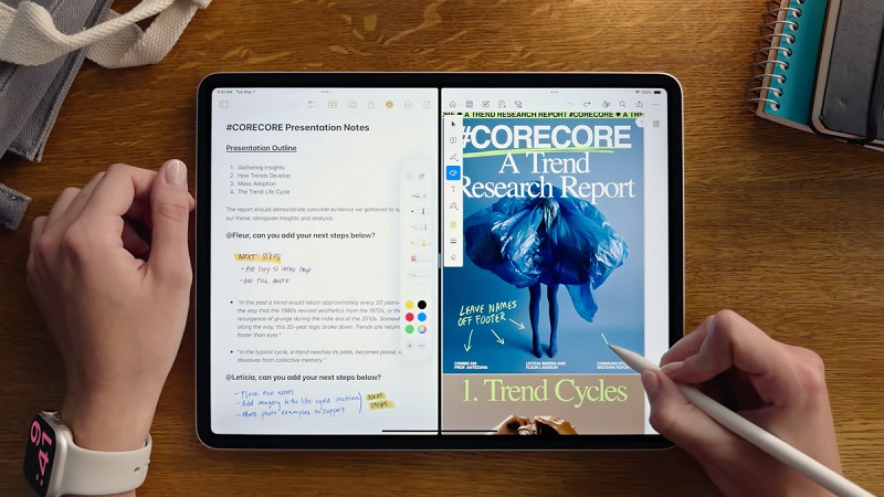  iPad có bút cảm ứng - iPad Air 6 2024