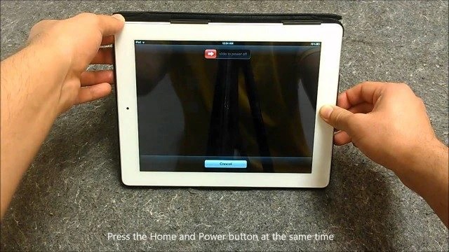 Sửa lỗi treo logo trên iPad bằng cách Reboot bằng tổ hợp phím