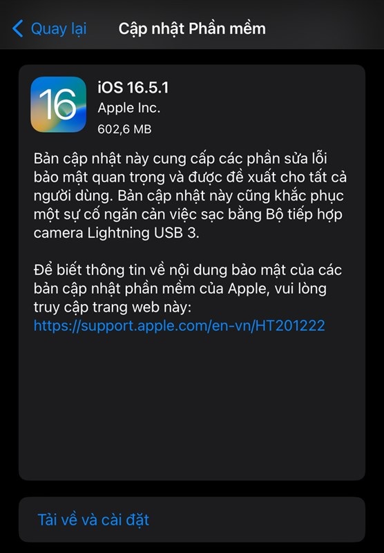  iPad sạc không vào pin bằng cách cập nhật phần mềm