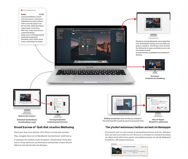 sử dụng 2 màn hình trên Macbook​