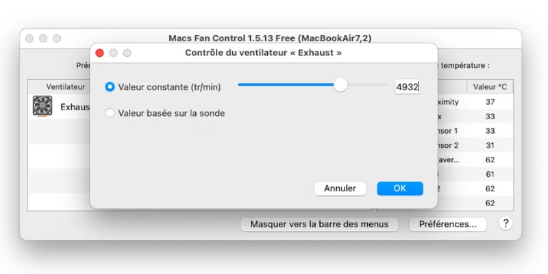 Cách điều chỉnh tốc độ quạt Macbook Pro