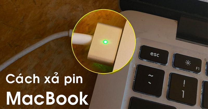 Xả pin máy thủ công để khởi động lại Macbook
