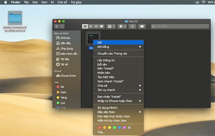 Cách cài Adobe Premiere cho Macbook Full Crack mới nhất 2025
