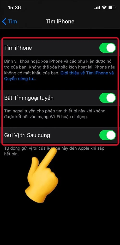 Sử dụng tính năng Quyền riêng tư định vị iPhone của chồng