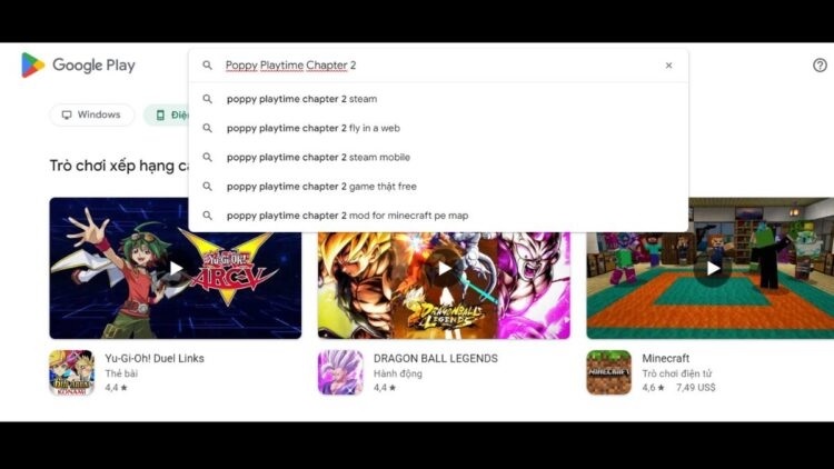 Tải game Poppy Playtime trên thiết bị Android