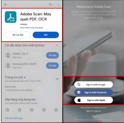 Dùng ứng dụng Adobe Scan tạo file PDF từ ảnh trên điện thoại miễn phí