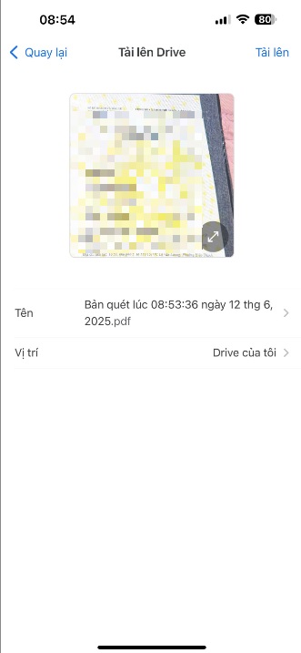Cách tạo file pdf từ ảnh trên điện thoại bằng Google Drive