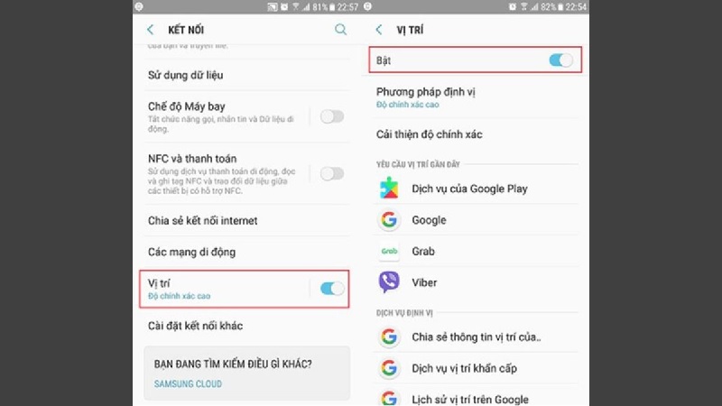 Cách cài định vị giữa 2 điện thoại Samsung bằng Find My Device
