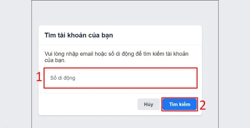 6 Cách lấy lại Facebook cũ khi quên mật khẩu