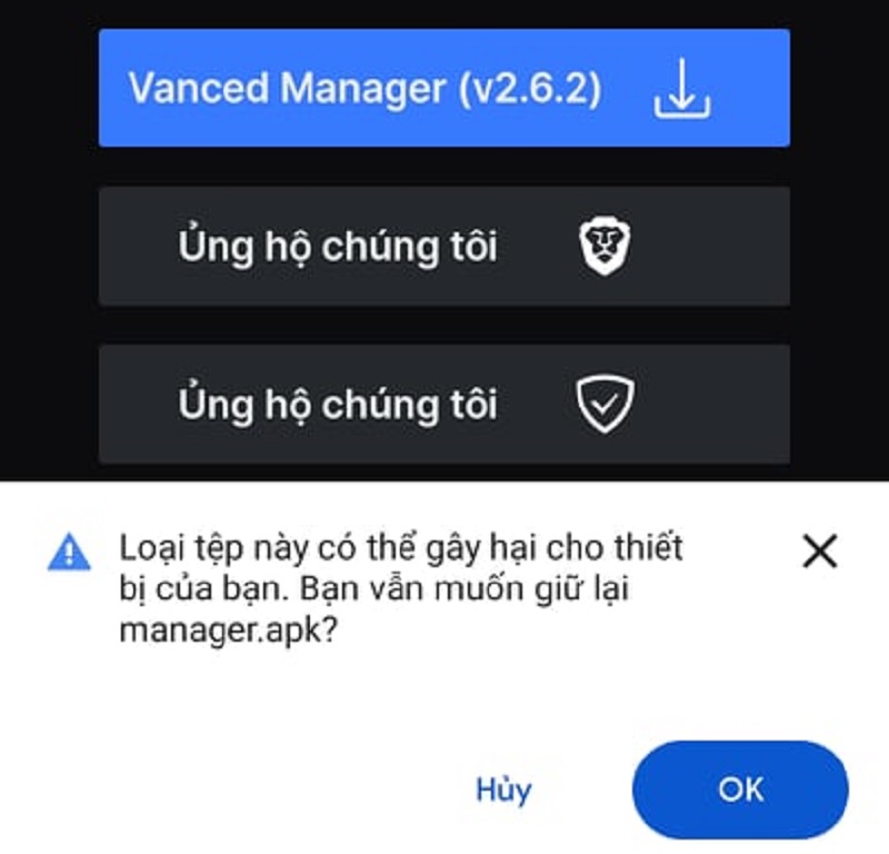 Sử dụng phần mềm Youtube Vanced