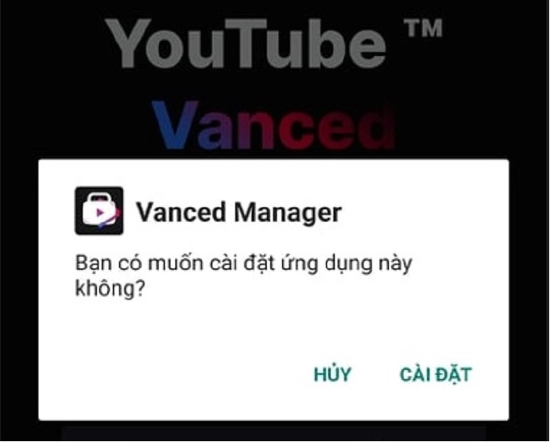 Sử dụng phần mềm Youtube Vanced