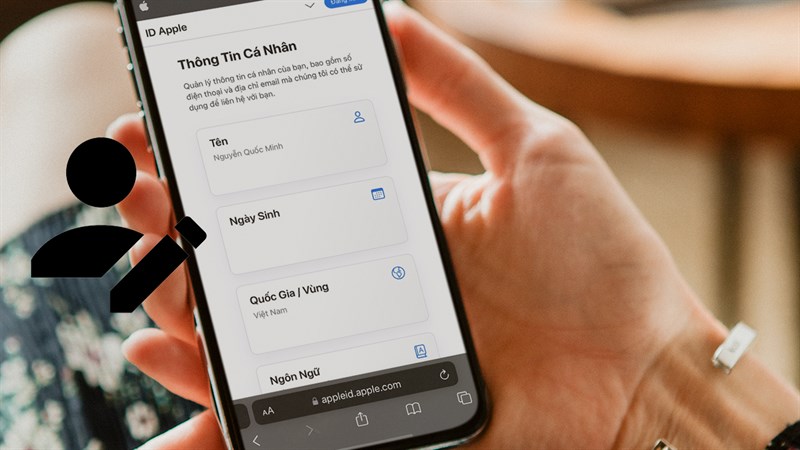 Cập nhật các thông tin cần thiết như tên, địa chỉ, số điện thoại và lưu lại