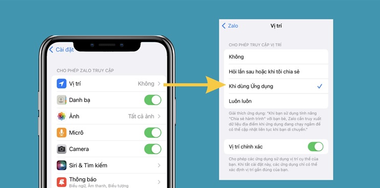 Cách định vị điện thoại qua Zalo qua tính năng