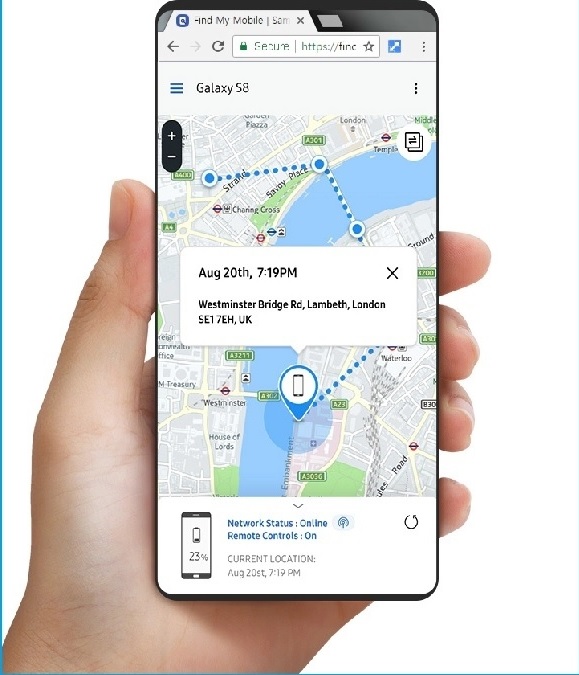 Cách tìm điện thoại Samsung bị mất tắt nguồn bằng Find My Mobile