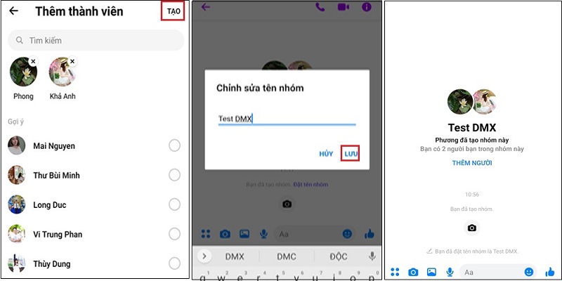 Hướng dẫn cách nhắn tin nhanh cho nhiều người Samsung