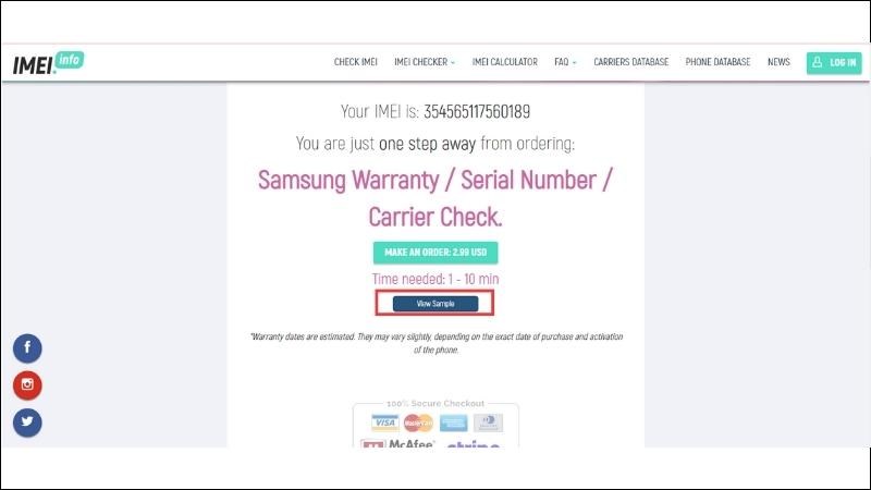 Hướng dẫn cách kiểm tra xuất xứ điện thoại Samsung chính hãng