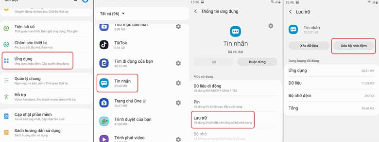 Cách khắc phục lỗi không gửi được tin nhắn SMS trên Samsung
