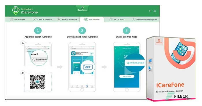 Phần mềm Tenorshare iCareFone kết nối iPhone với máy tính