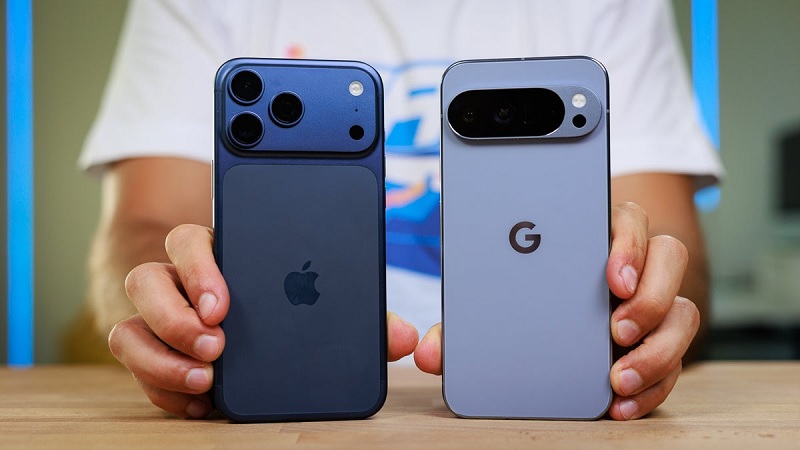 So sánh iPhone 17 Pro Max vs Google Pixel qua camera