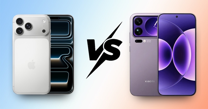 So sánh iPhone 17 Pro Max vs Xiaomi 17 Pro Max