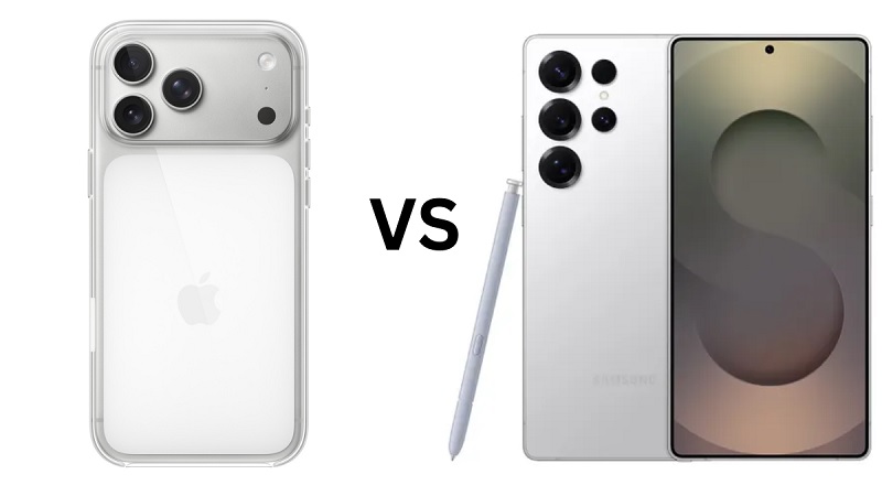So sánh iPhone 17 Pro Max vs Samsung Galaxy S25 Ultra qua khả năng kết nối