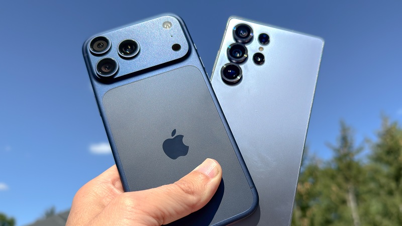 So sánh iPhone 17 Pro Max vs Samsung Galaxy S25 Ultra qua mở khóa