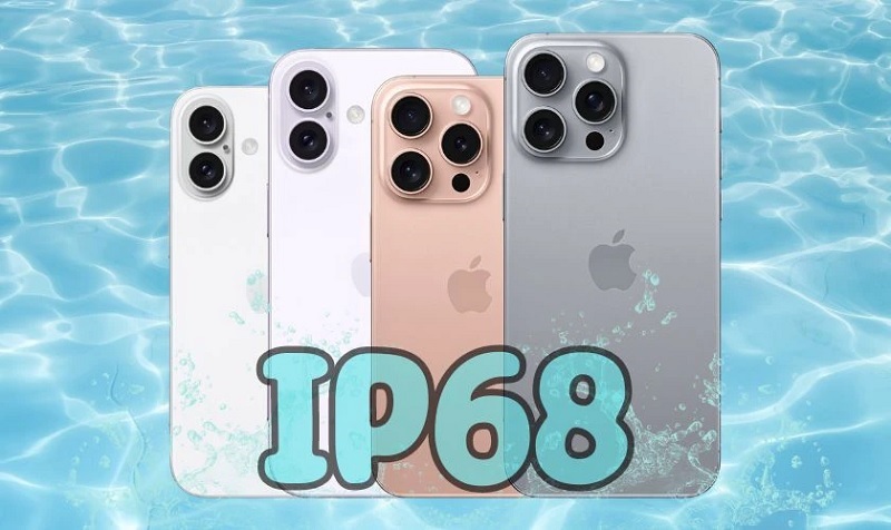 Mẫu điện thoại sử dụng tiêu chuẩn chống nước iP68 hiện nay