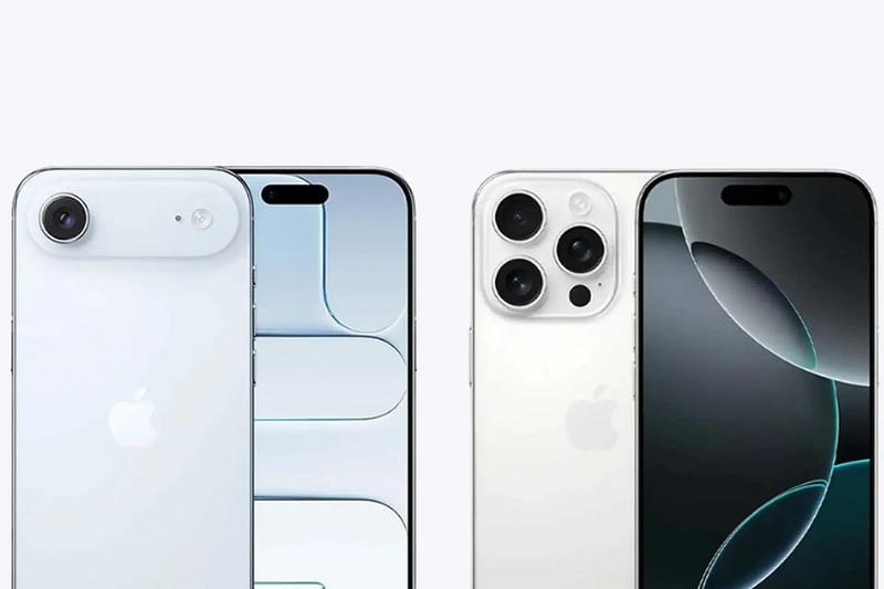 So sánh iPhone Air với iPhone 16 Pro Max qua thiết kế