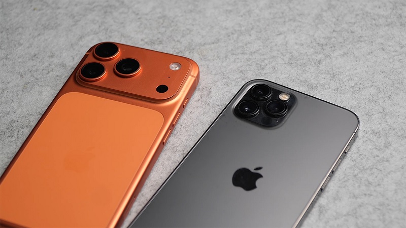 So sánh iPhone 17 Pro và iPhone 12 Pro qua thiết kế