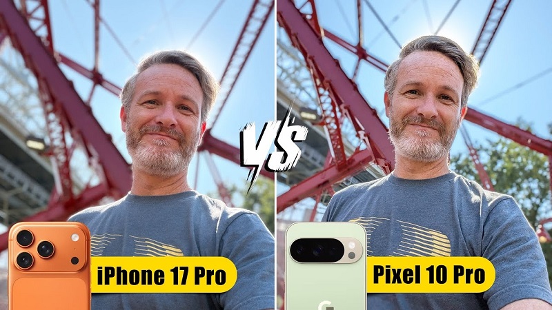 So sánh iPhone 17 Pro và Pixel 10 Pro qua camera