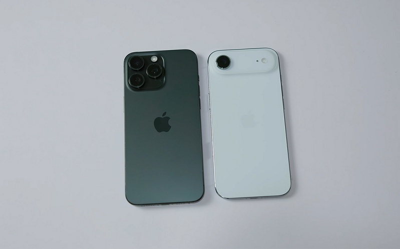 So sánh iPhone Air và iPhone 15 Pro Max qua thiết kế