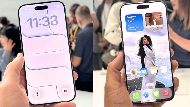 So sánh iPhone Air và iPhone 16 Plus qua màn hình