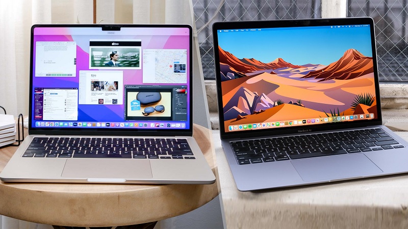 Giới thiệu MacBook Air M2 và MacBook Air M1